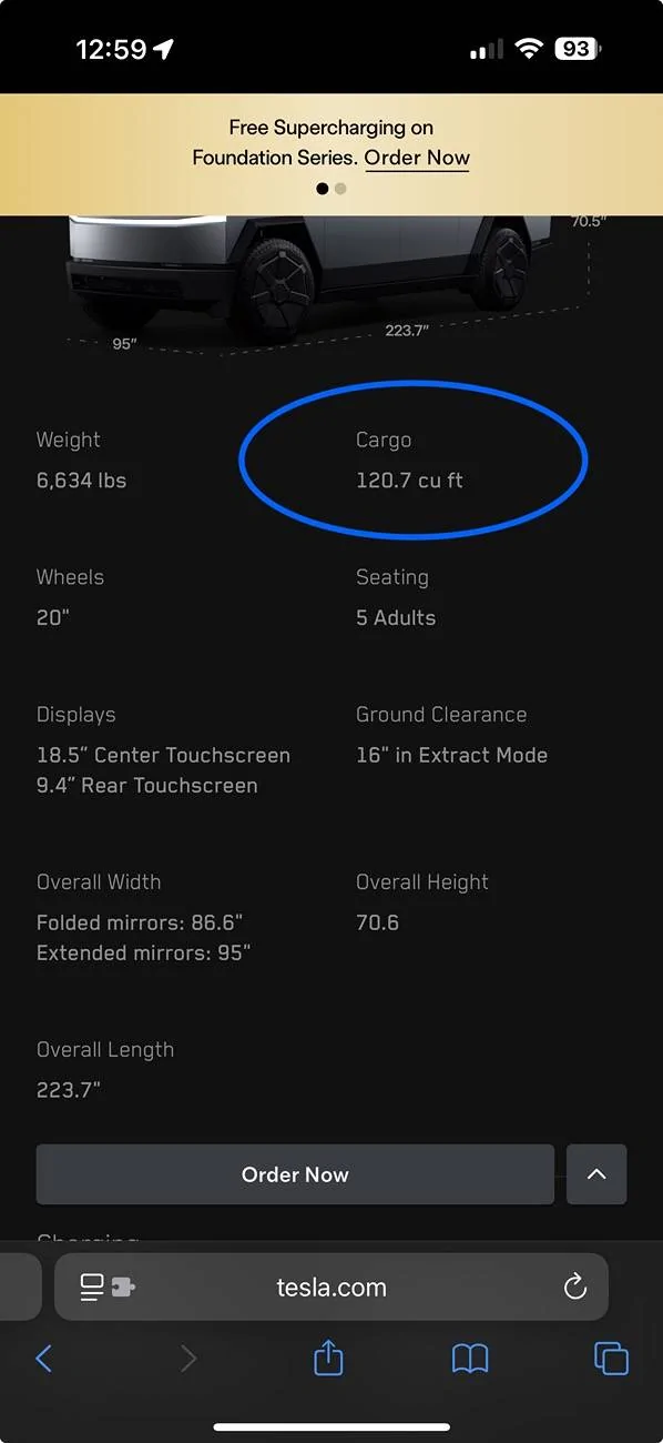 Tesla Cybertruck Long Range RWD Cybertruck launched!  362 miles range w/ soft tonneau ($62,490 w/ tax credit) IMG_6107