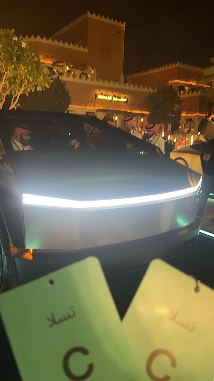 Tesla Cybertruck Tesla Saudi Arabia Launch Event Photos & Videos GoQLlacWoAACO-K