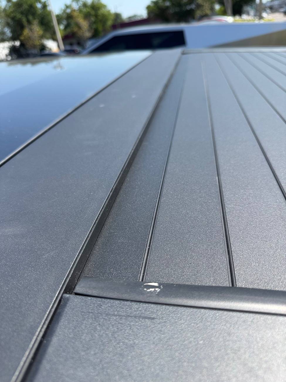 Tesla Cybertruck Tonneau cover gap issue fixed by Service Center under warranty IMG_9189