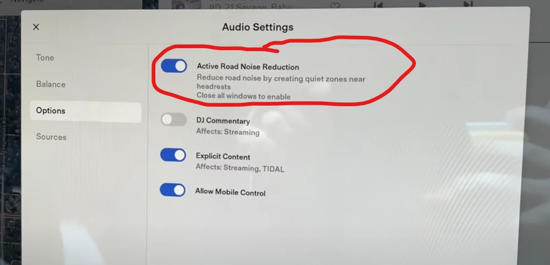 Tesla Cybertruck Active Noise Cancellation feature 1744499146000-iv