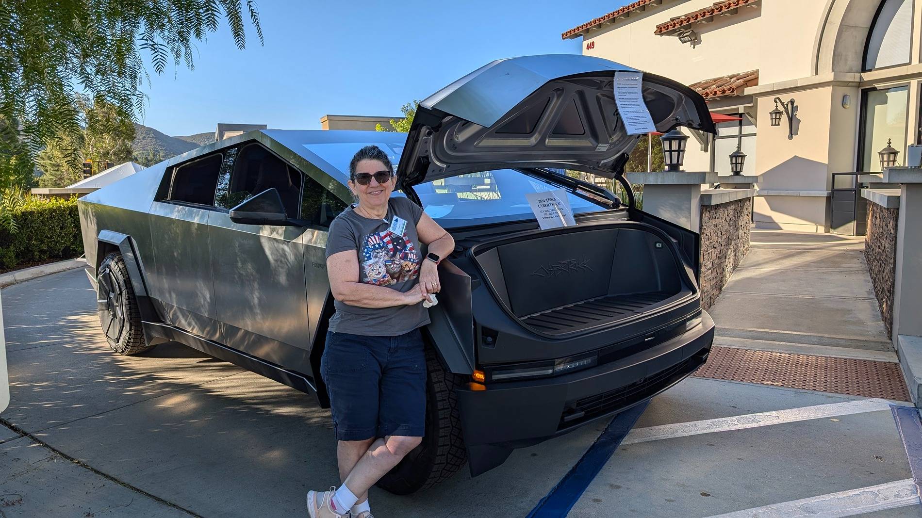 Tesla Cybertruck 🚨 BestEvMod April Giveaway Alert! 🚨 Deb and CyberTruck