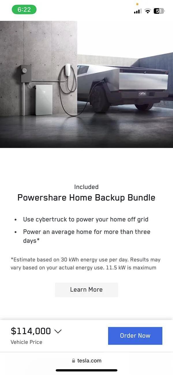 Tesla Cybertruck PowerShare Bundle with Foundation Cyberbeast IMG_7107