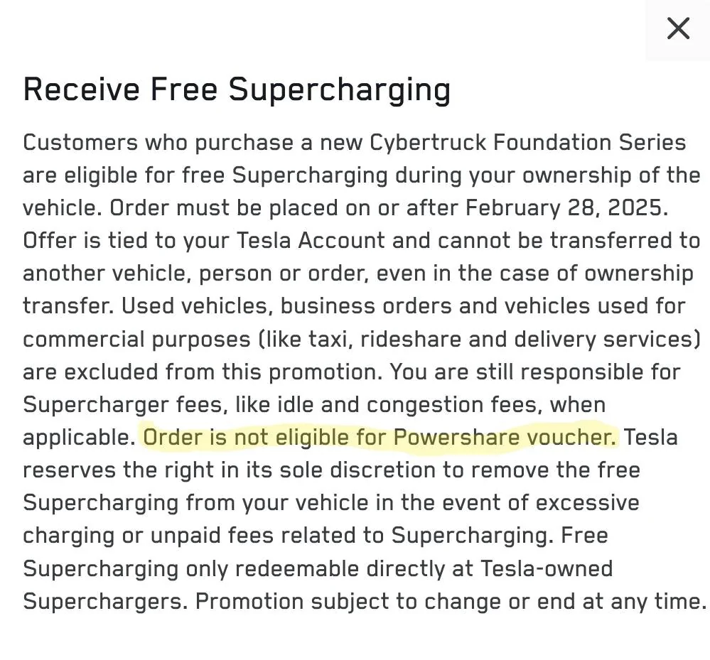 Tesla Cybertruck PowerShare Bundle with Foundation Cyberbeast Screenshot_20250414_200755_Samsung captur