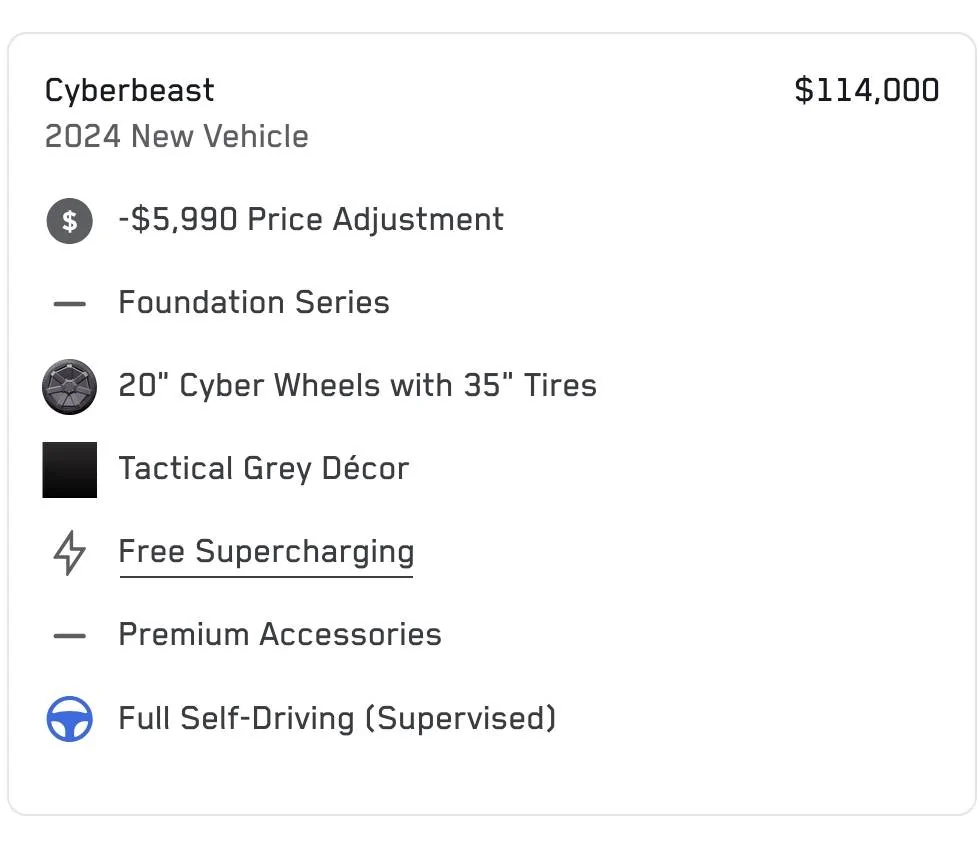Tesla Cybertruck PowerShare Bundle with Foundation Cyberbeast SmartSelect_20250414_201407_Firefox