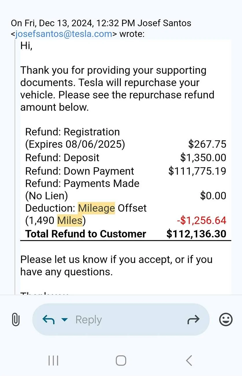 Tesla Cybertruck Successful Foundation Series Buyback (lemon) Screenshot_20250414_195918_Gmail