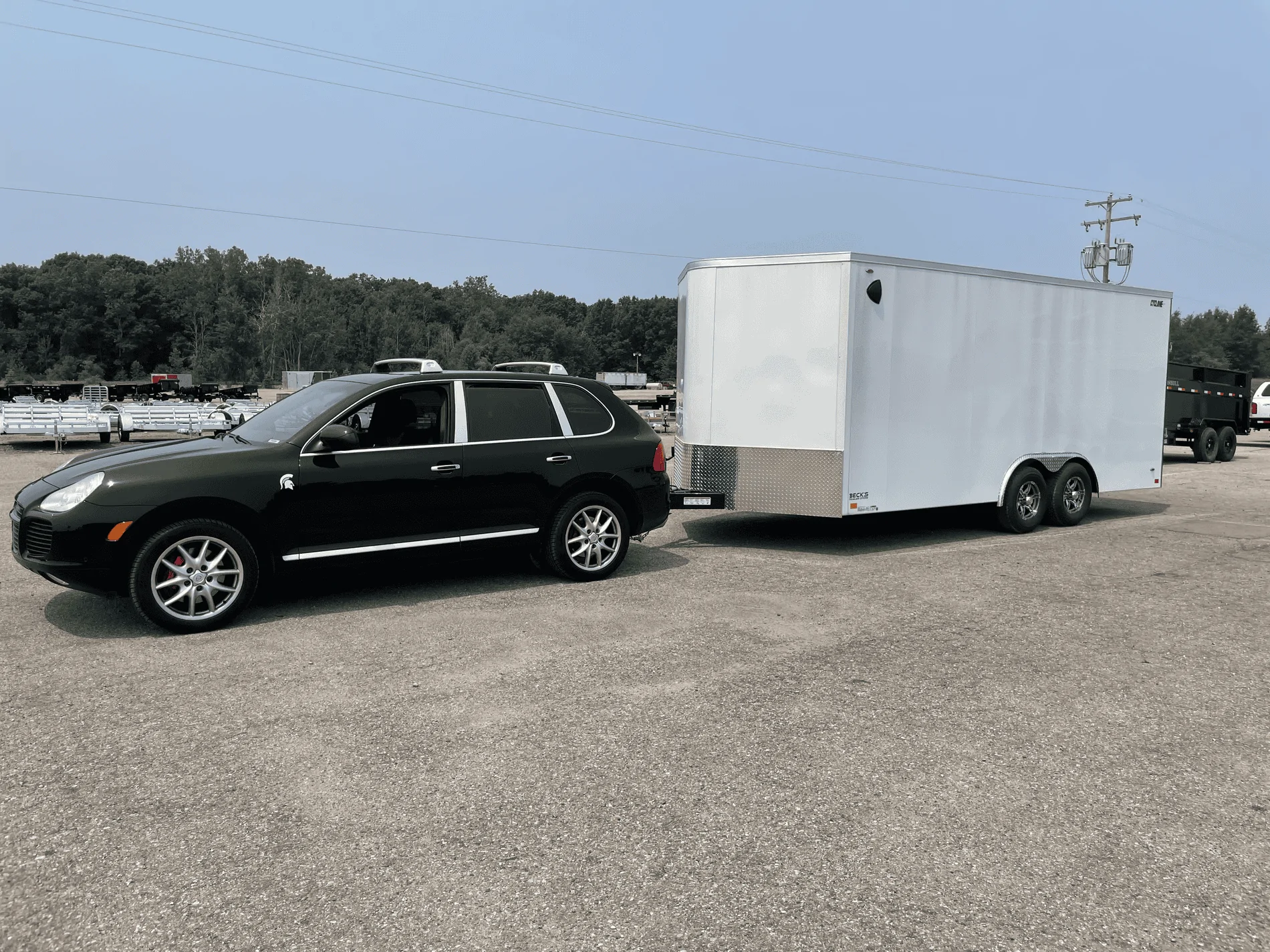 Tesla Cybertruck Making do without the Cybertruck Porsche & Taj-Ma-Haul