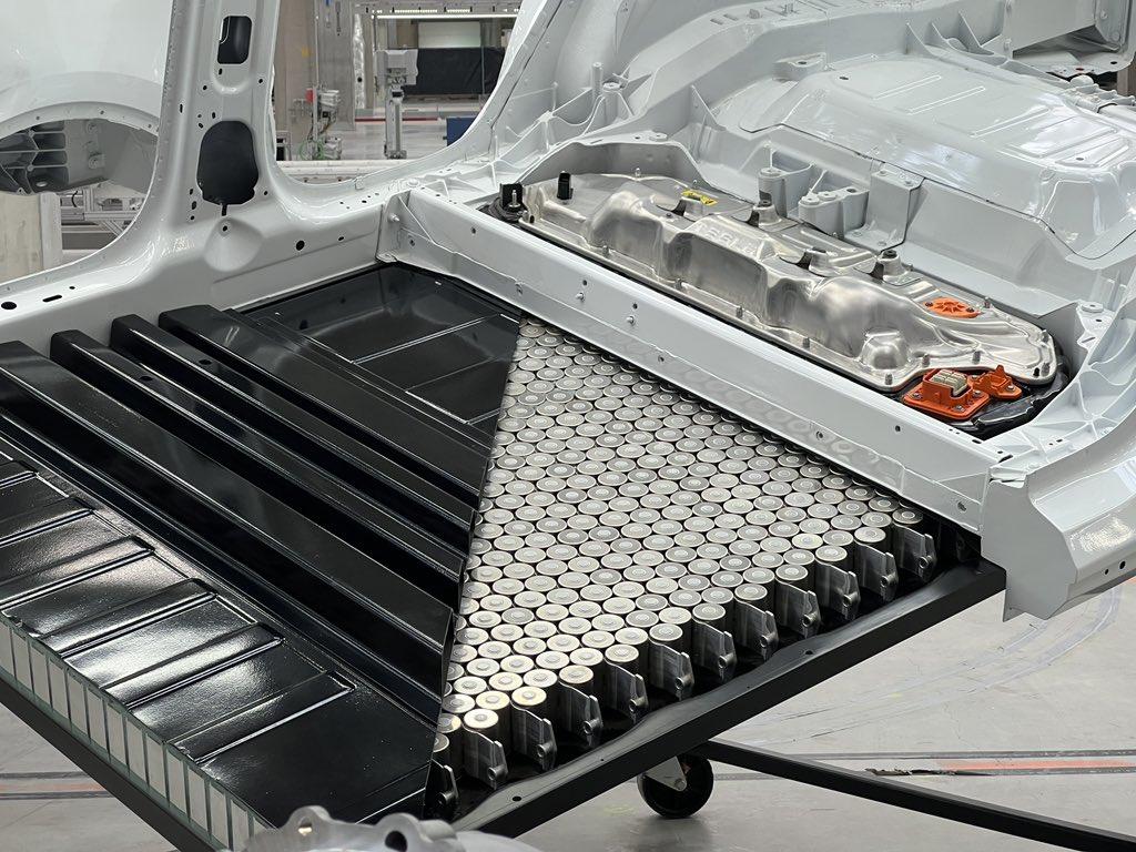 Tesla Cybertruck 4680 Battery Anode at Giga Berlin 1633835057534
