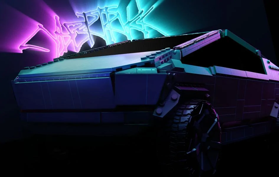 Tesla Cybertruck MEGA X Cybertruck Announced by Mattel - 3,000 Piece Lego-Style Truck MC_Drop_Page_Imageset_1_D_GWW84_MEGA_CYBERTRUCK_1440x600