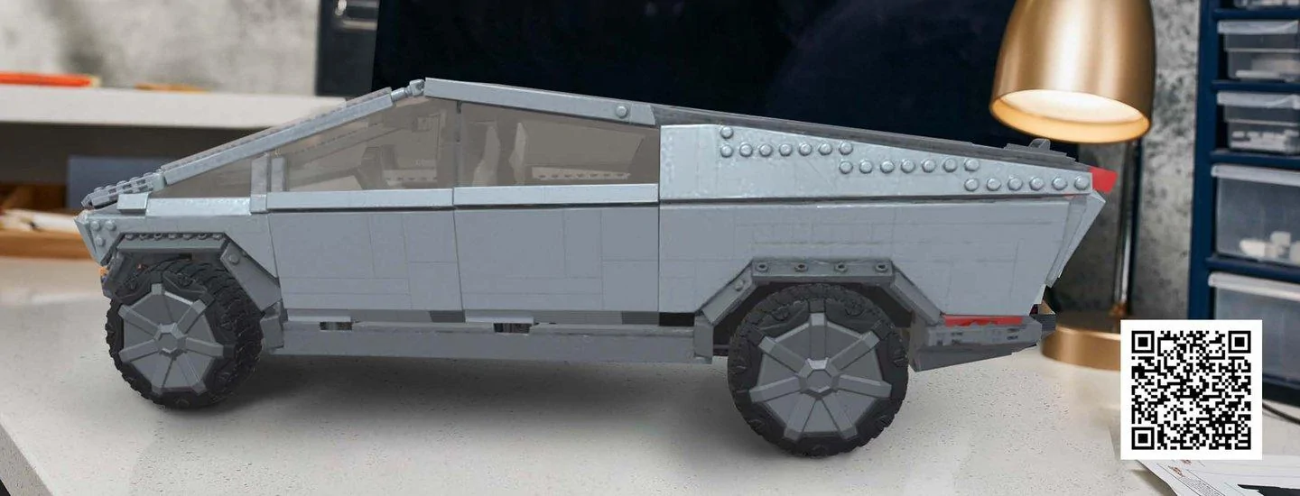 Tesla Cybertruck MEGA X Cybertruck Announced by Mattel - 3,000 Piece Lego-Style Truck MC_Drop_Page_Imageset_5_D_GWW84_MEGA_CYBERTRUCK_1440x600
