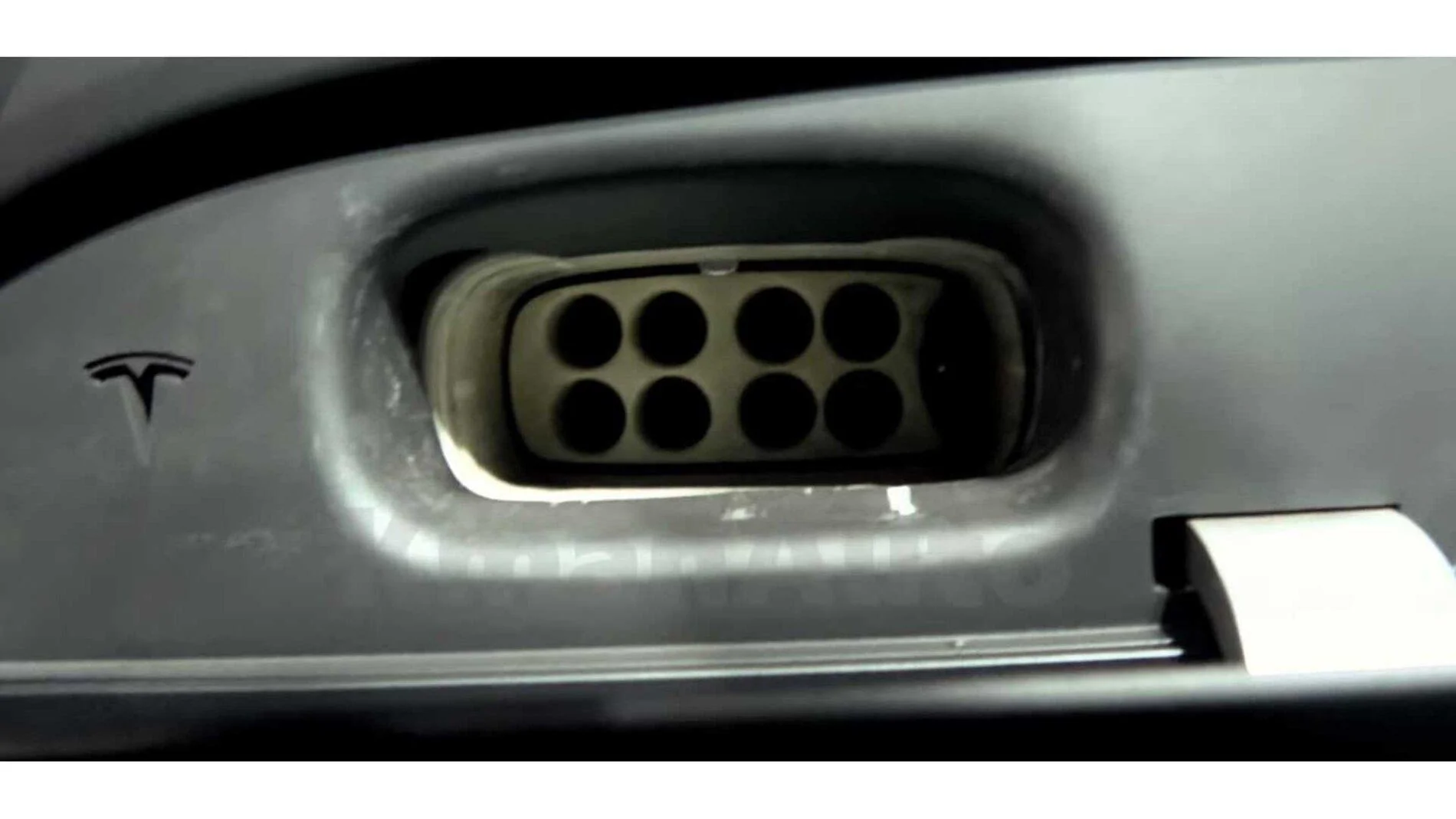 Tesla Cybertruck New Megacharger Installation at Giga Reno up-close-look-at-tesla-semi-megacharger-port-video