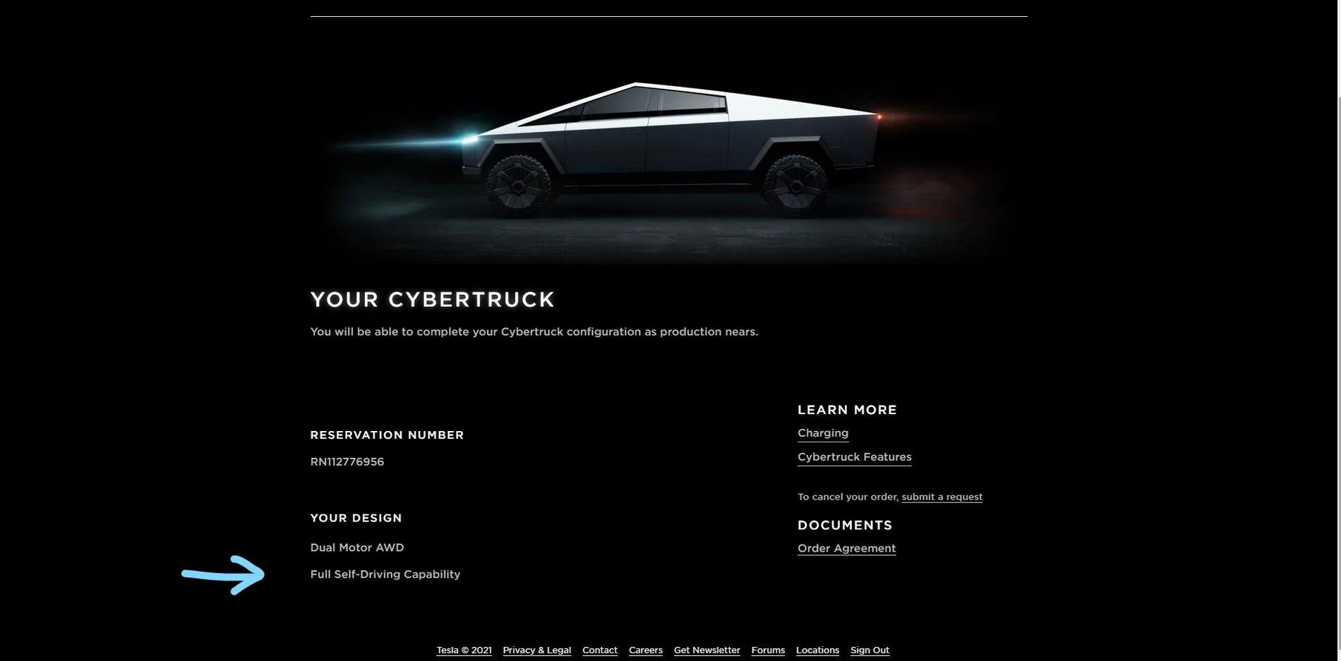 Tesla Cybertruck Configurations and Pricing Removed From Cybertruck Website! Screenshot (22)_LI