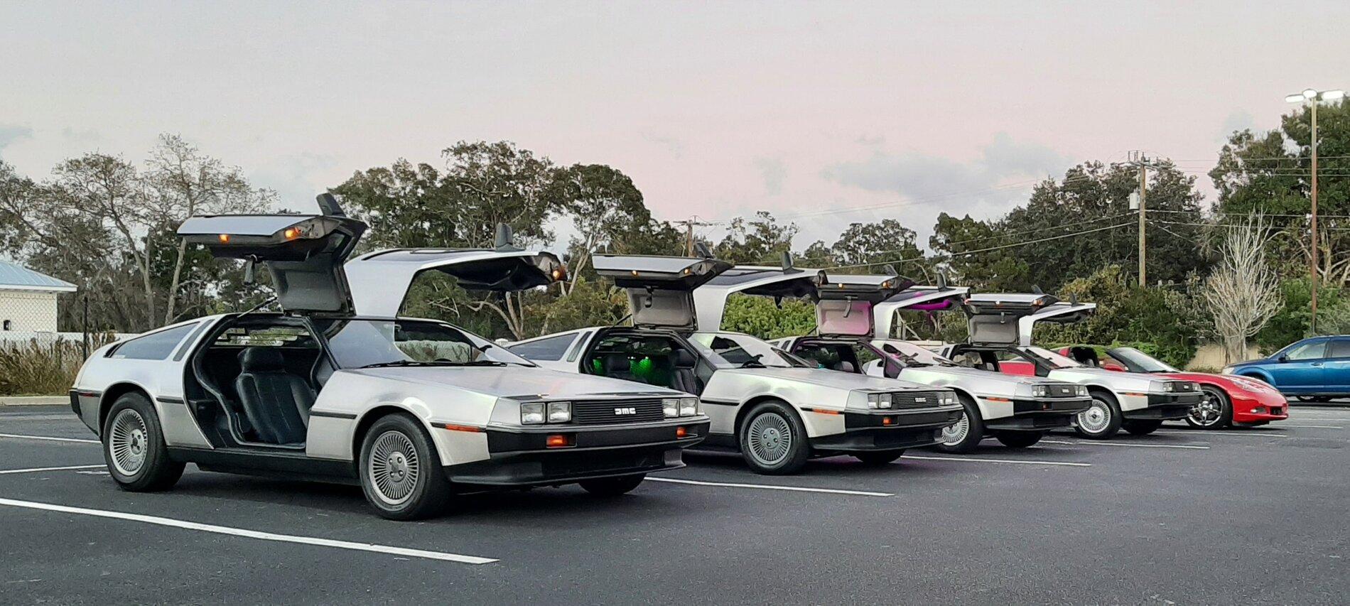 Tesla Cybertruck Photos from the future! DeLorans October 2021