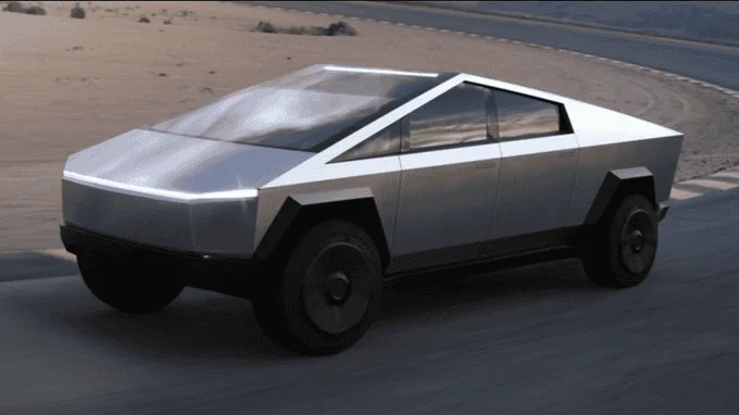 Tesla Cybertruck ? New Cybertruck video showing (removable) side mirrors, rear wheel steering, turning radius! 1634667177045