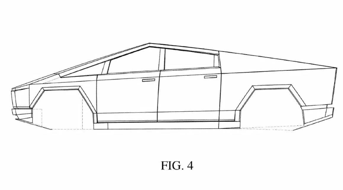 Tesla Cybertruck Patent Images Seem to Match Spy Photos (Maybe old?) 1634677042250