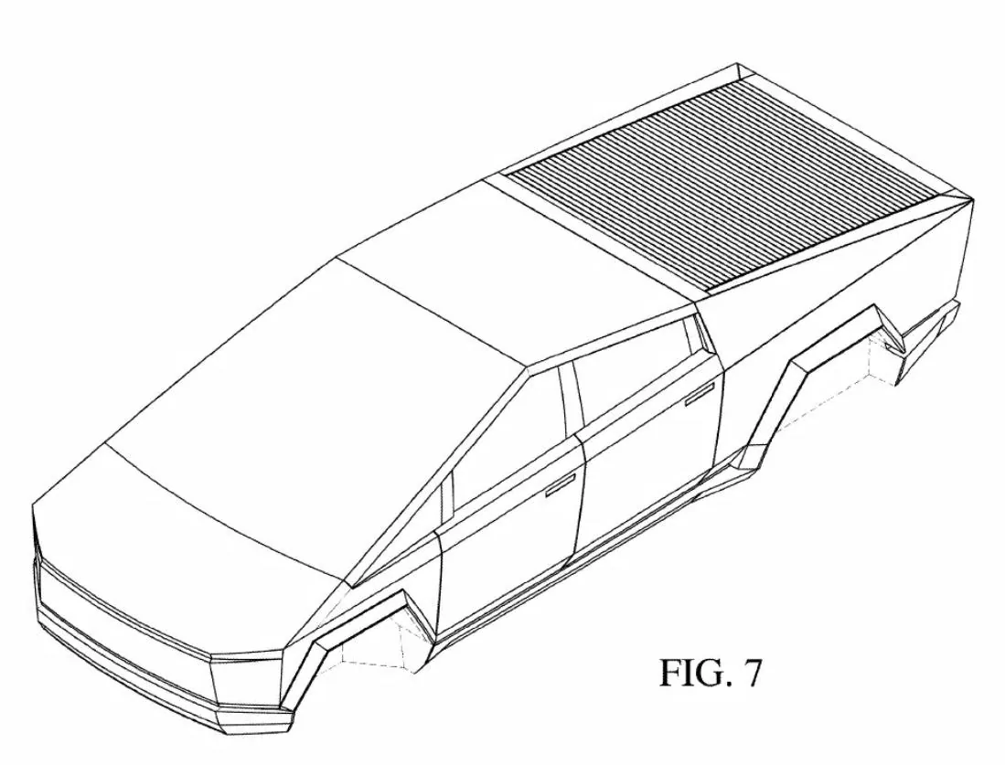 Tesla Cybertruck Patent Images Seem to Match Spy Photos (Maybe old?) 1634677067289
