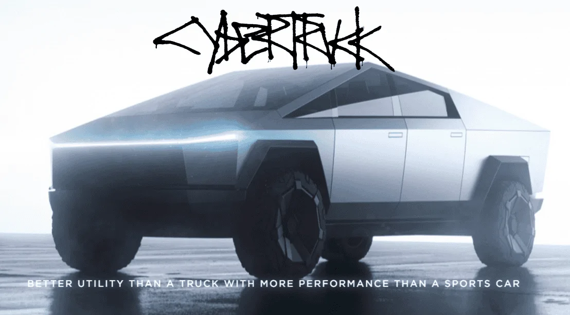 Tesla Cybertruck 📸 Cybertruck spotted with windshield wipers, side mirrors, wheel aero covers removed, staggered wheels/tires! Screenshot 2021-10-20 at 15-04-35 Cybertruck