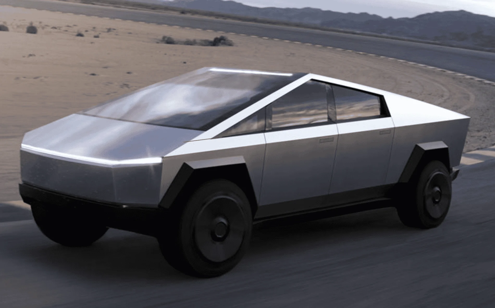 Tesla Cybertruck ? New Cybertruck video showing (removable) side mirrors, rear wheel steering, turning radius! 1
