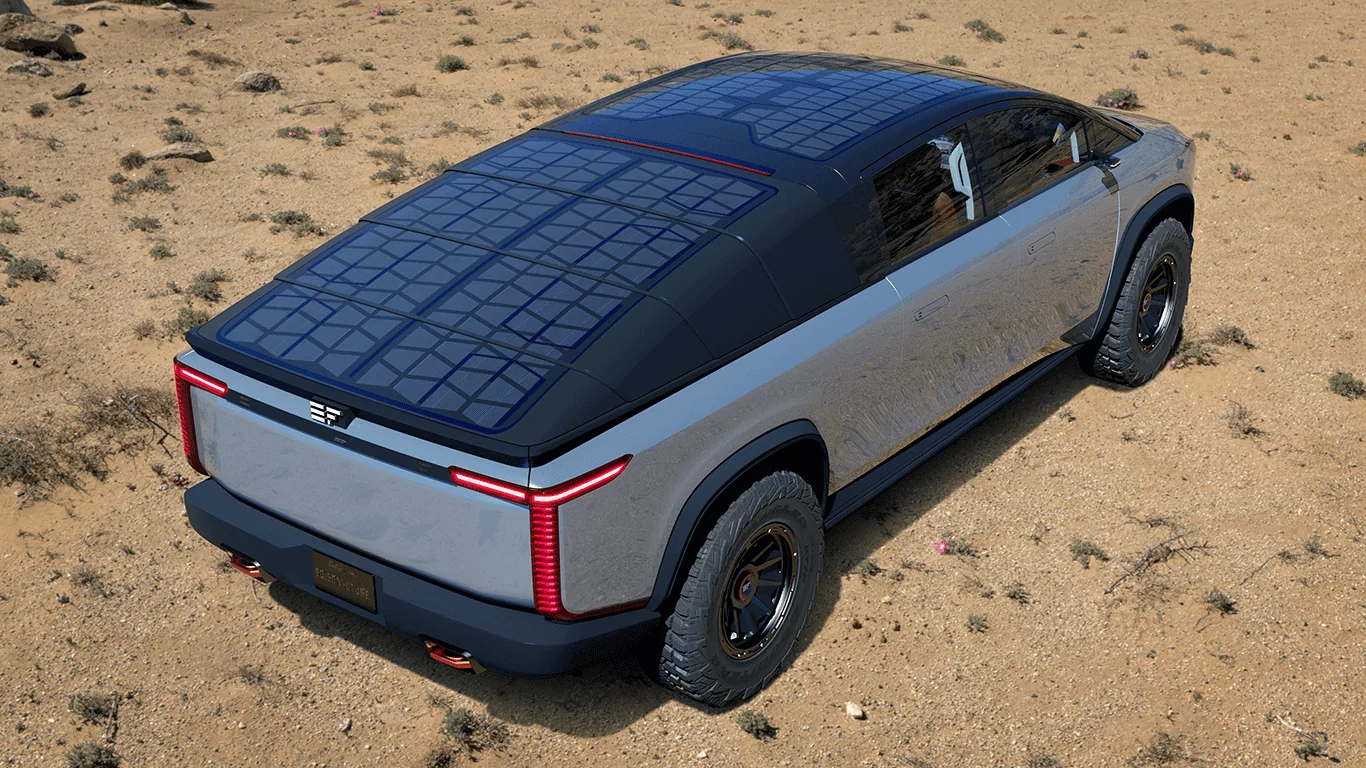 Tesla Cybertruck Edison Future...love the bed cover 1635271854872