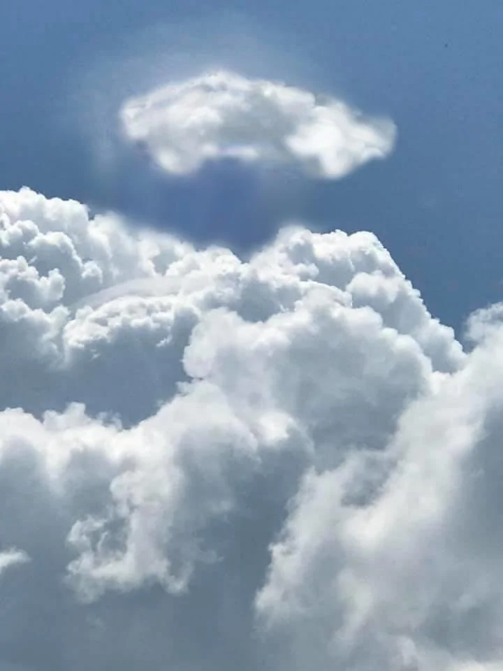 Tesla Cybertruck CT in the sky cyberclouds - Copy