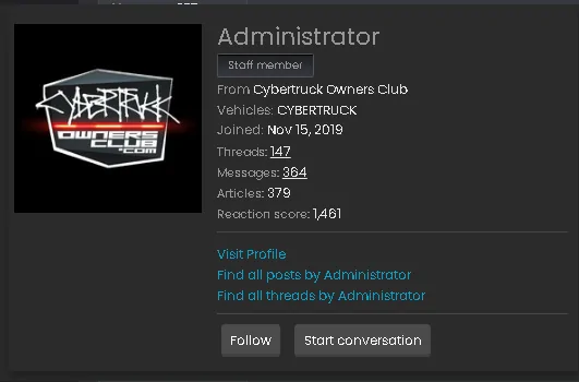 Tesla Cybertruck How to block messages from a specific contributor 1636230847539