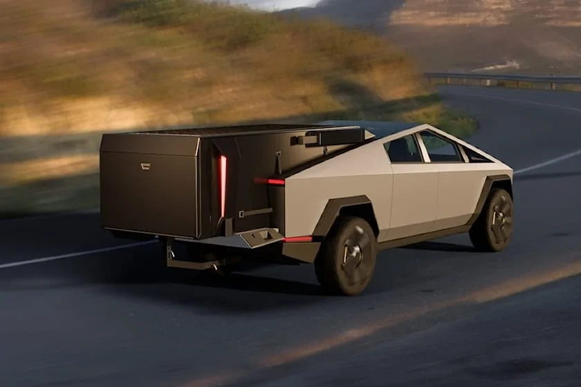 Tesla Cybertruck Luxury Camper accessory by Form Camper designed to fit Tesla Cybertruck 916654