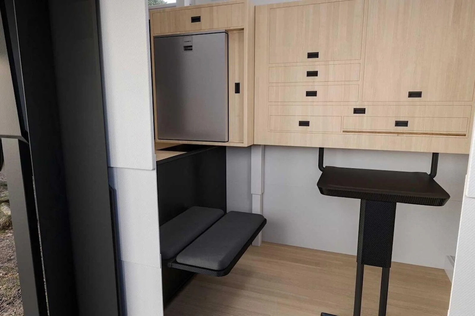 Tesla Cybertruck Luxury Camper accessory by Form Camper designed to fit Tesla Cybertruck 916645