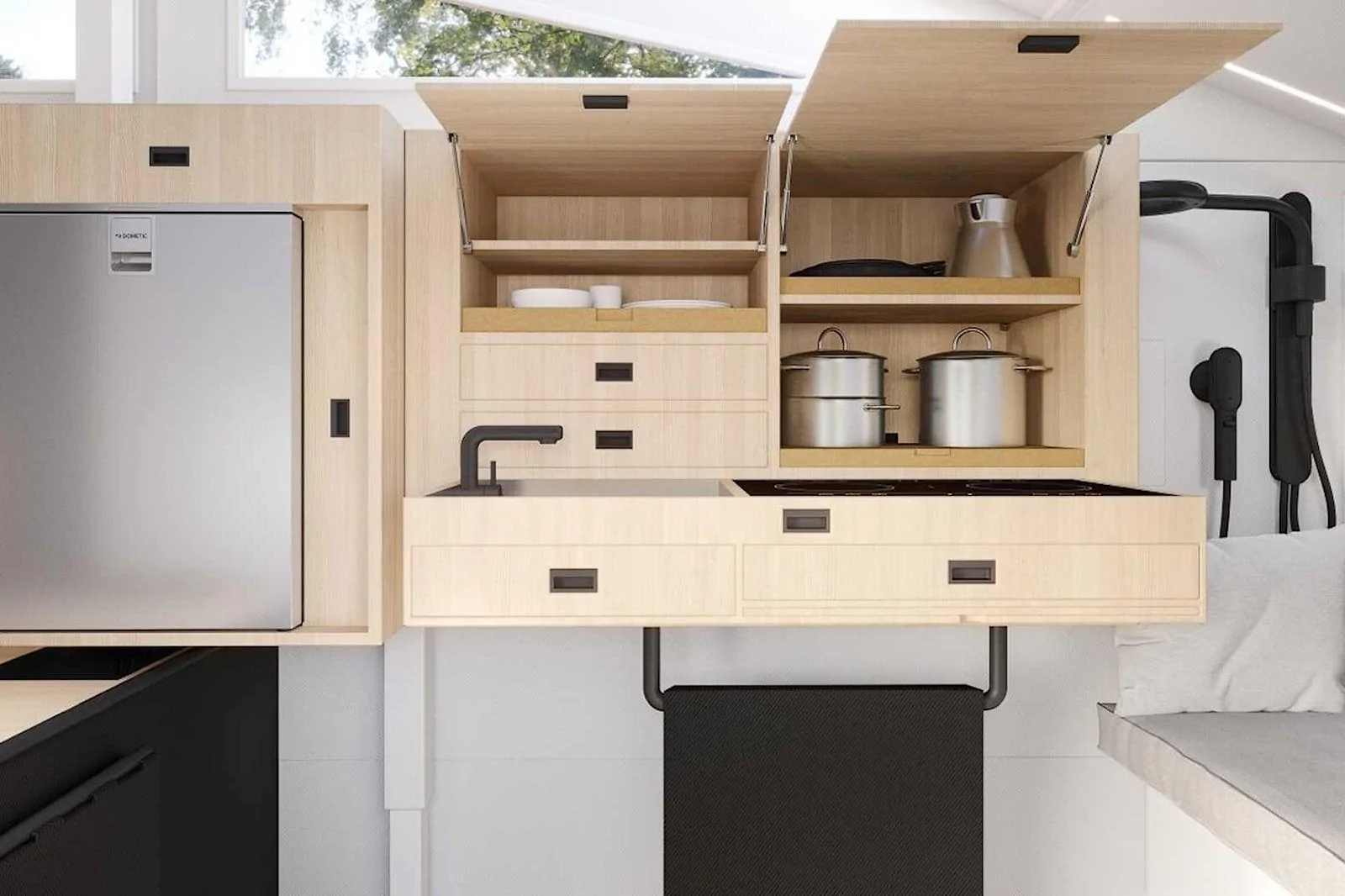 Tesla Cybertruck Luxury Camper accessory by Form Camper designed to fit Tesla Cybertruck 916644