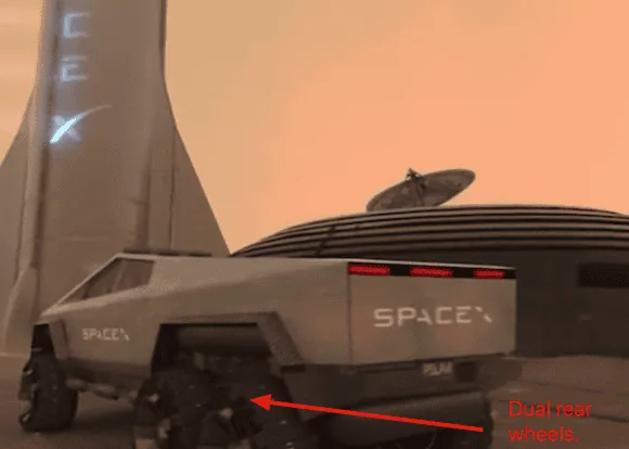 Tesla Cybertruck Musk Just Revealed the details of plans to build Mars Base. China's ambition to beat SpaceX on Mars dual wheels