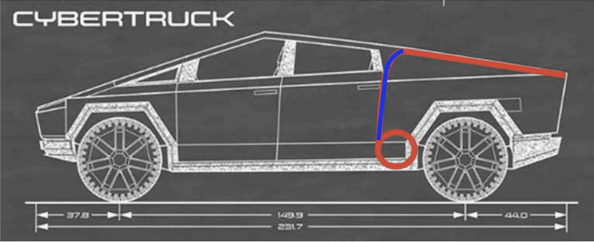 Tesla Cybertruck Mid-Gate possible? CT rollers