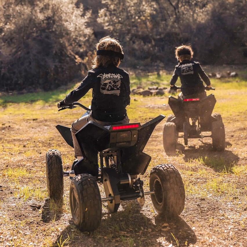 Tesla Cybertruck CyberQuad For Kids shipping today!! 1714748-00-A_2
