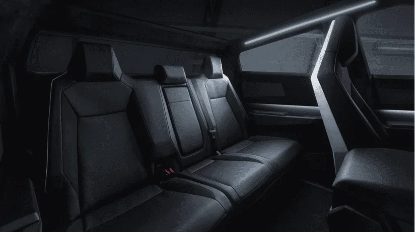 Tesla Cybertruck Rear leg room 1638568248057
