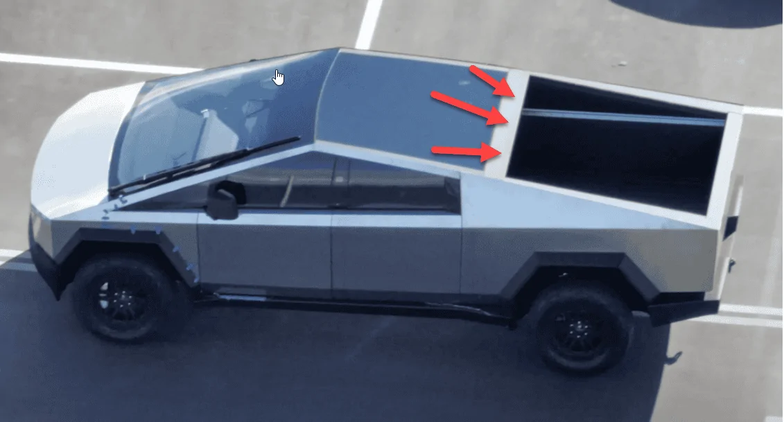 Tesla Cybertruck ? [Update: NOT Production Wiper] New Cybertruck design spied! Shortened front, no door handles, side mirrors, curved windshield glass! [Dec. 10] 1639171662902