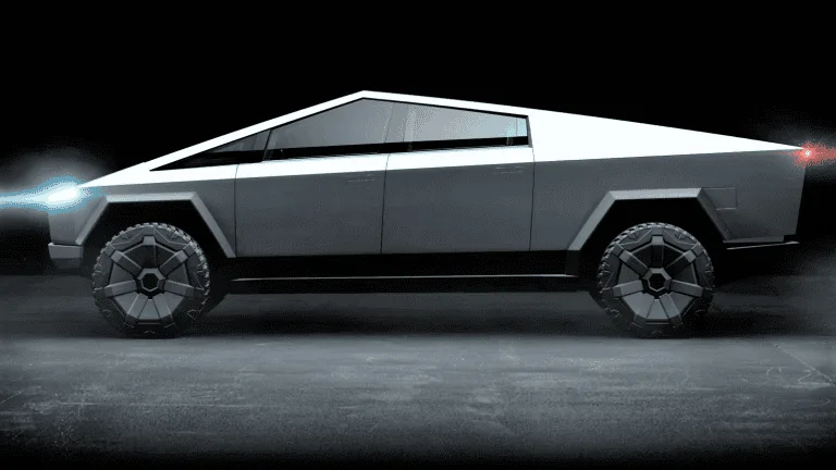 Tesla Cybertruck ? [Update: NOT Production Wiper] New Cybertruck design spied! Shortened front, no door handles, side mirrors, curved windshield glass! [Dec. 10] 1639173003179