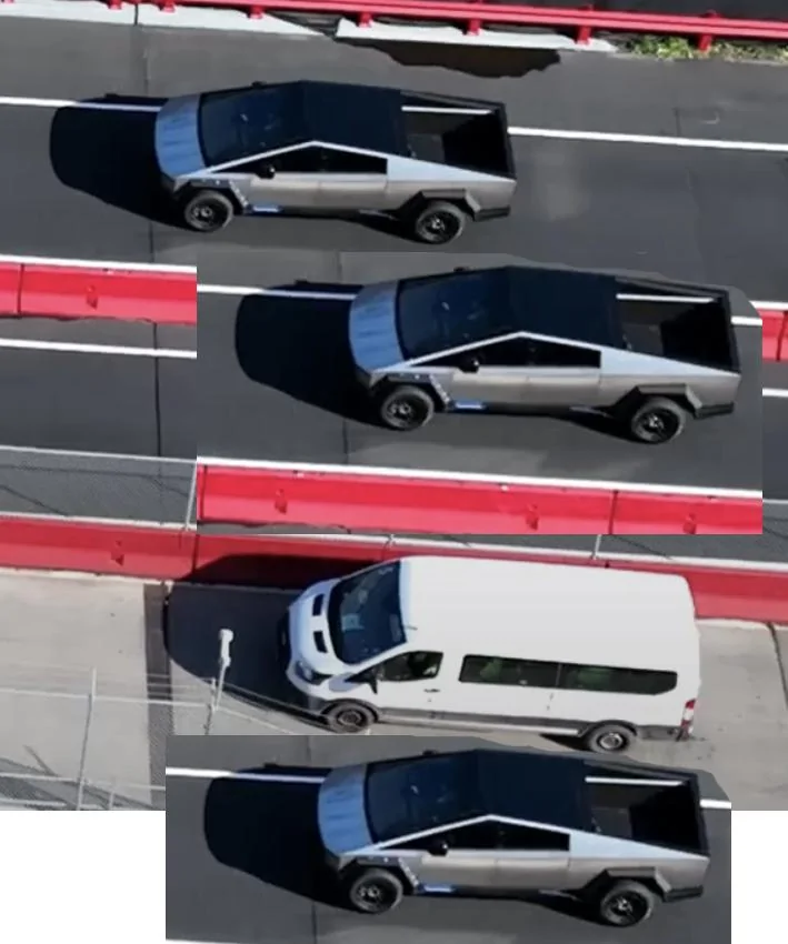 Tesla Cybertruck ? [Update: NOT Production Wiper] New Cybertruck design spied! Shortened front, no door handles, side mirrors, curved windshield glass! [Dec. 10] 95AEAC85-47A6-4523-BAF4-72DE46B63C52