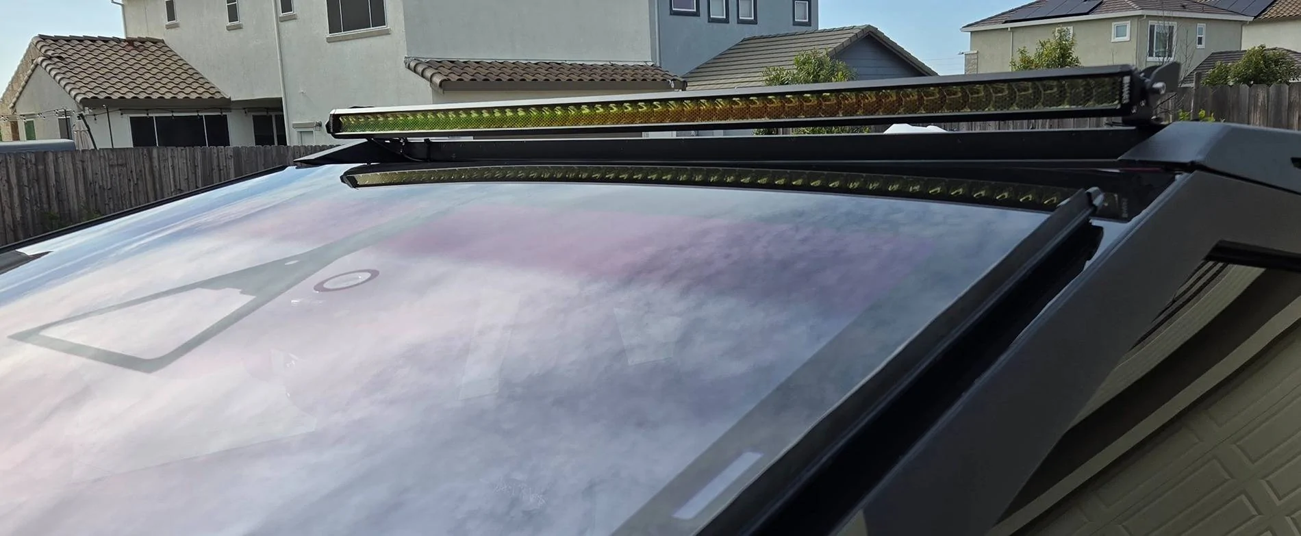 MARSAG.CO 50" Lightbar with VViViD Bio HEX+ Air-Tint Headlight Vinyl ...