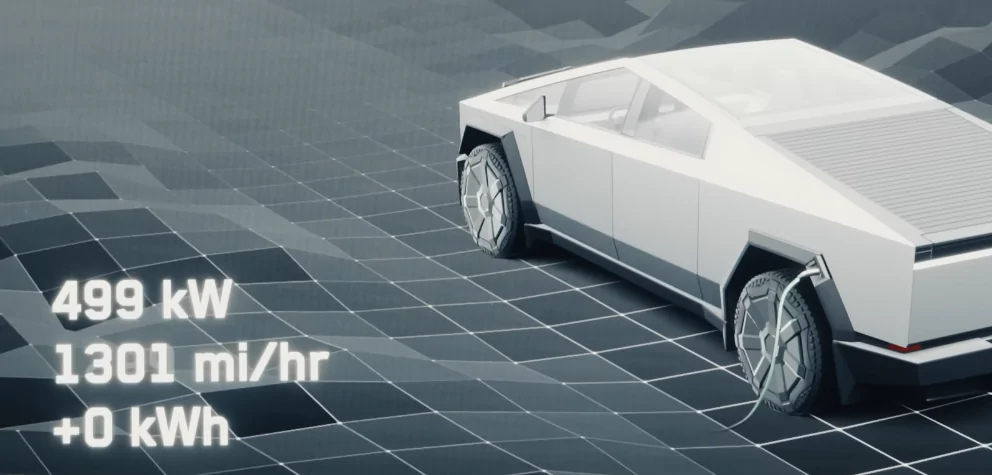 Tesla Cybertruck Range Extender Battery removed from Cybertruck online configurator zimage9955