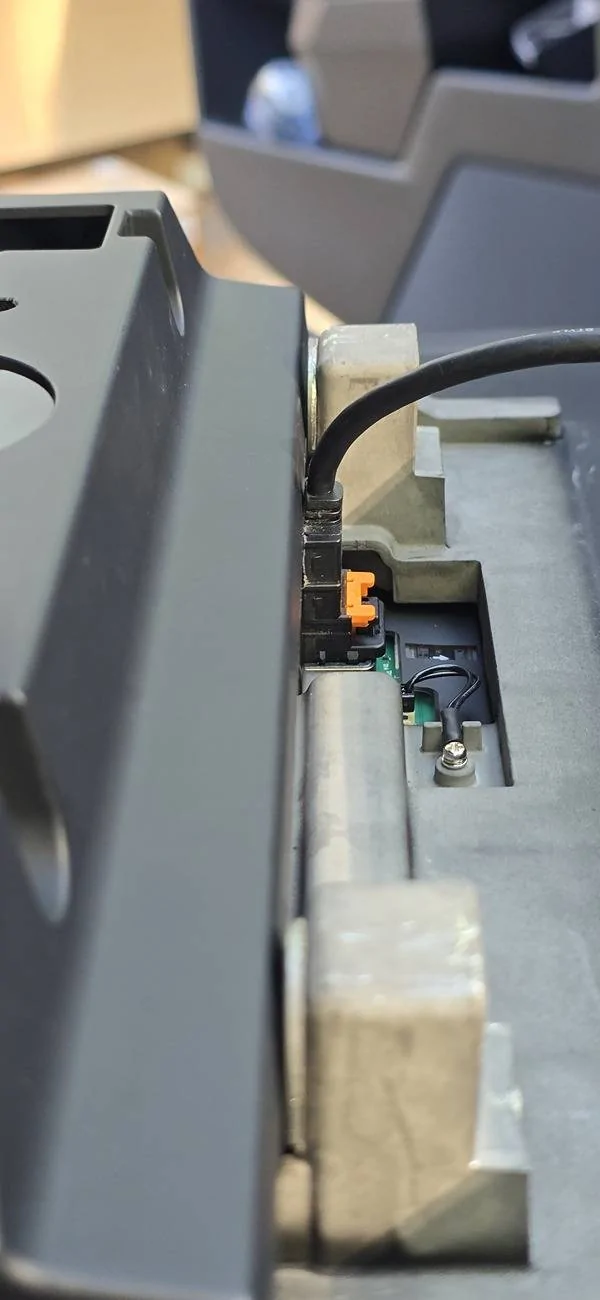 Tesla Cybertruck Failed screen tilt install - USB-C interference 20250413_162759