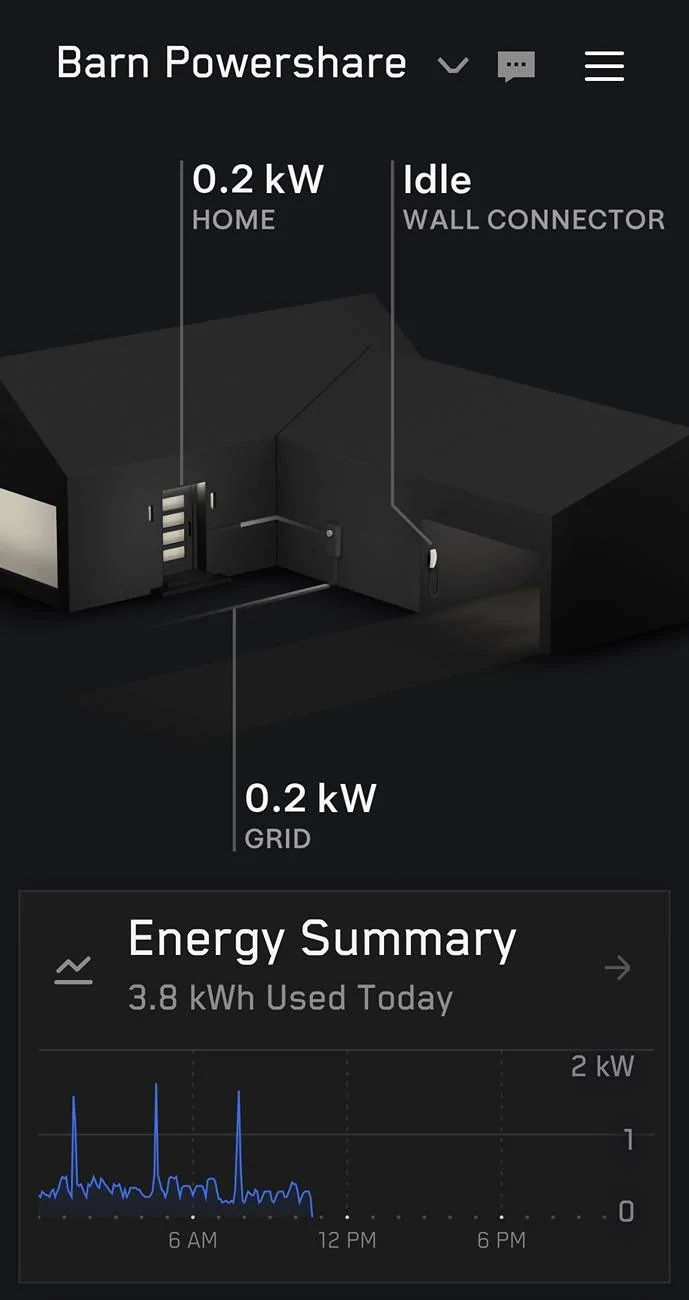 Tesla Cybertruck Powershare, gen 3 wall connector, and powerwalls: not yet activated? IMG_3159