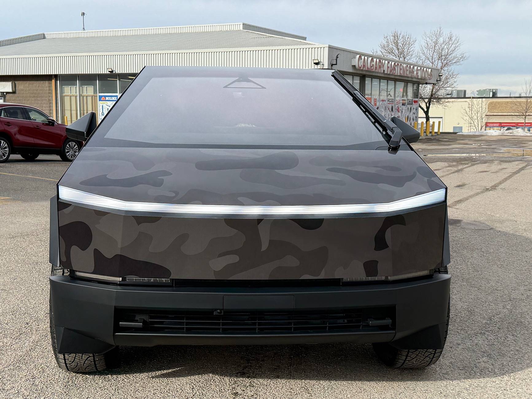 Tesla Cybertruck Camo / Camouflage Vinyl Wrap & PPF Cybertruck -- Photos & Videos IMG_3184