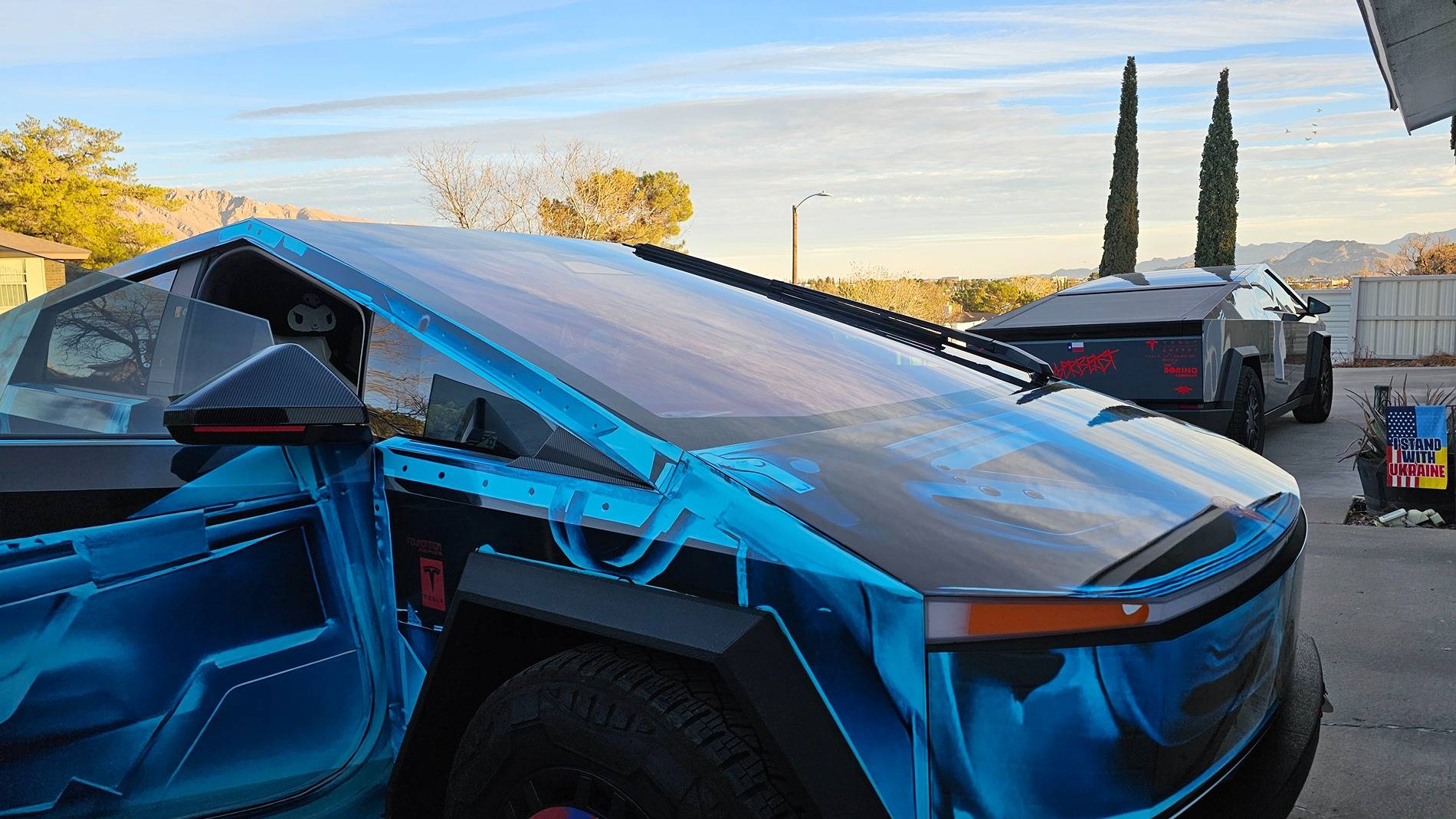 Tesla Cybertruck Tesla light bar not really worth it 🤷🏼‍♂️ 20250226_172949