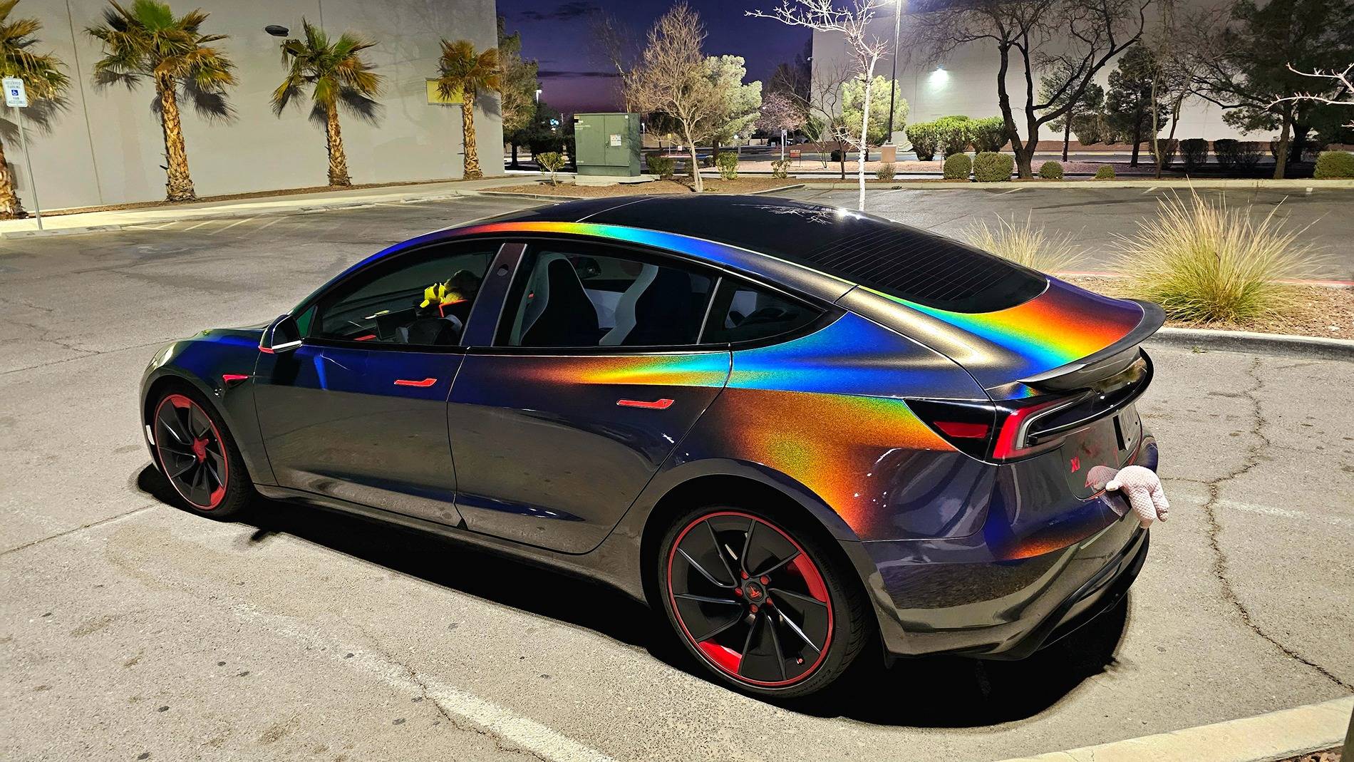 Tesla Cybertruck Tesla light bar not really worth it 🤷🏼‍♂️ 20250301_184832