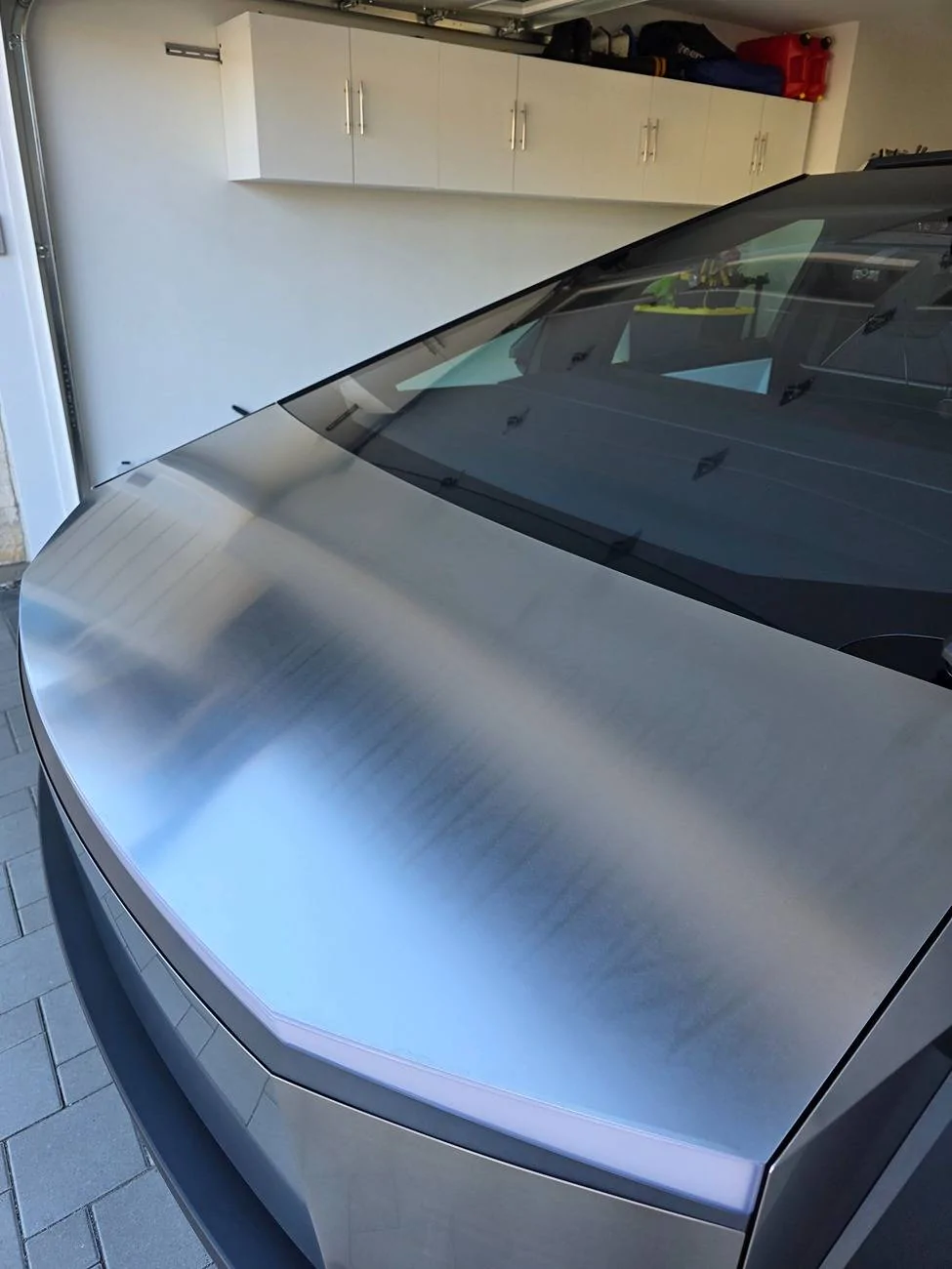 Tesla Cybertruck Exterior Stainless Steel Panel Refinishing + DIY Metal Ceramic Coating 20250418_093052