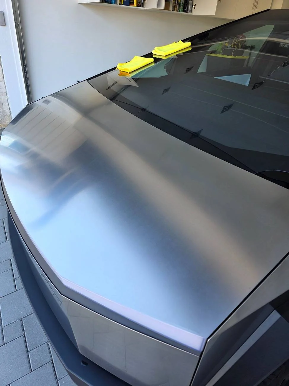 Tesla Cybertruck Exterior Stainless Steel Panel Refinishing + DIY Metal Ceramic Coating 20250418_101046