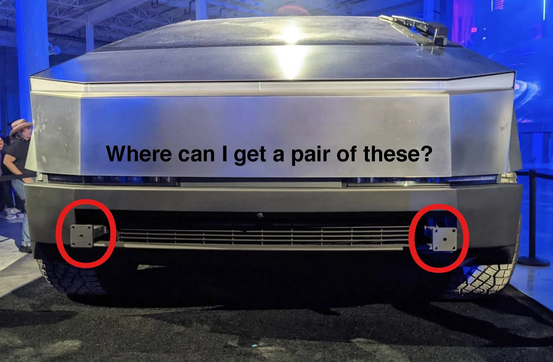 Tesla Cybertruck Any ideas . . . . .? 4 Tow Hook New Mount bracket