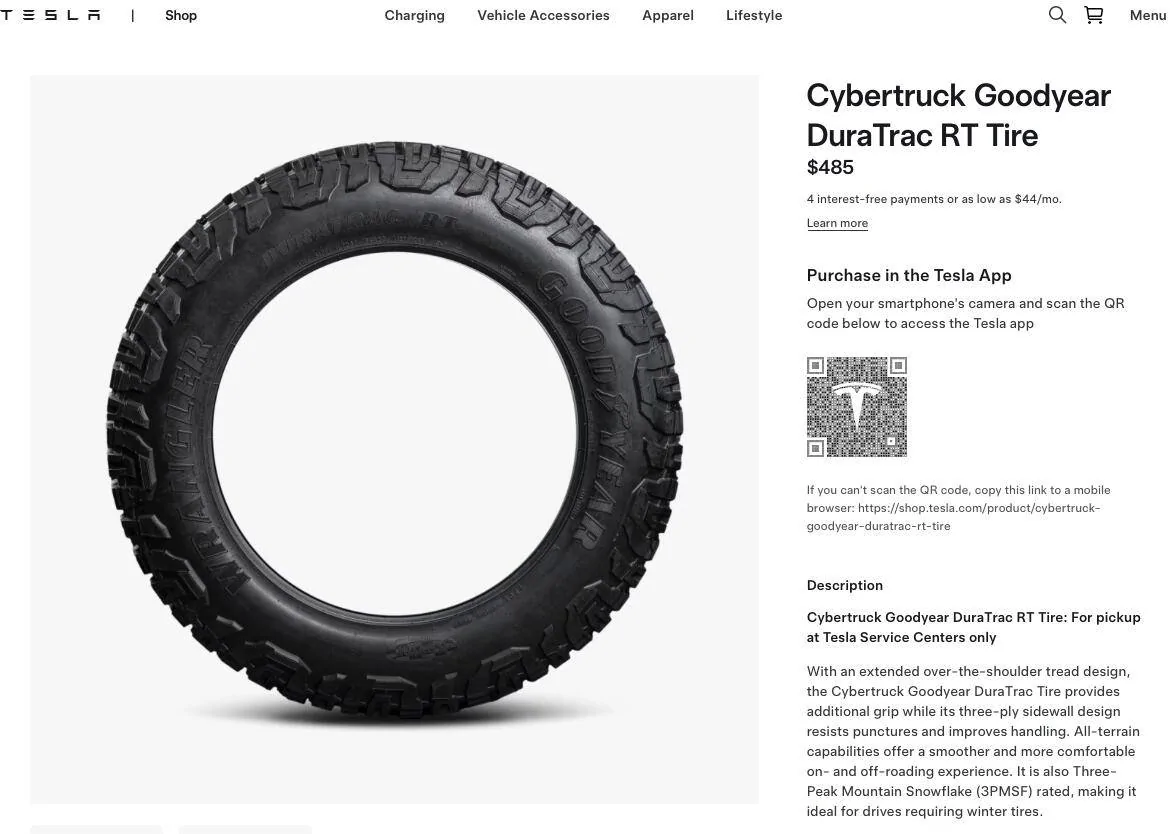 Tesla Cybertruck Cybertruck Range with our products (CYBERTRUCKco) Screenshot 2025-04-22 at 4.26.24 PM