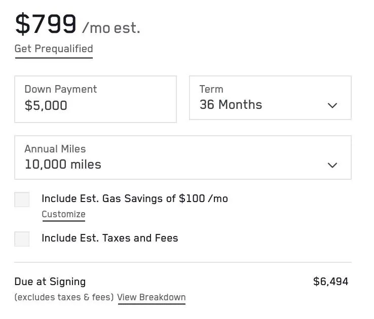 Tesla Cybertruck Lease an AWD Cybertruck for $799/mo with $5k down 1745459300063-8u