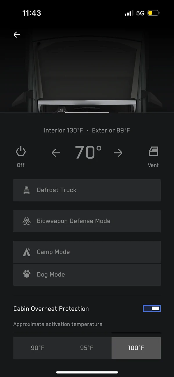 Tesla Cybertruck Cabin Overheat Protection issues? IMG_0864