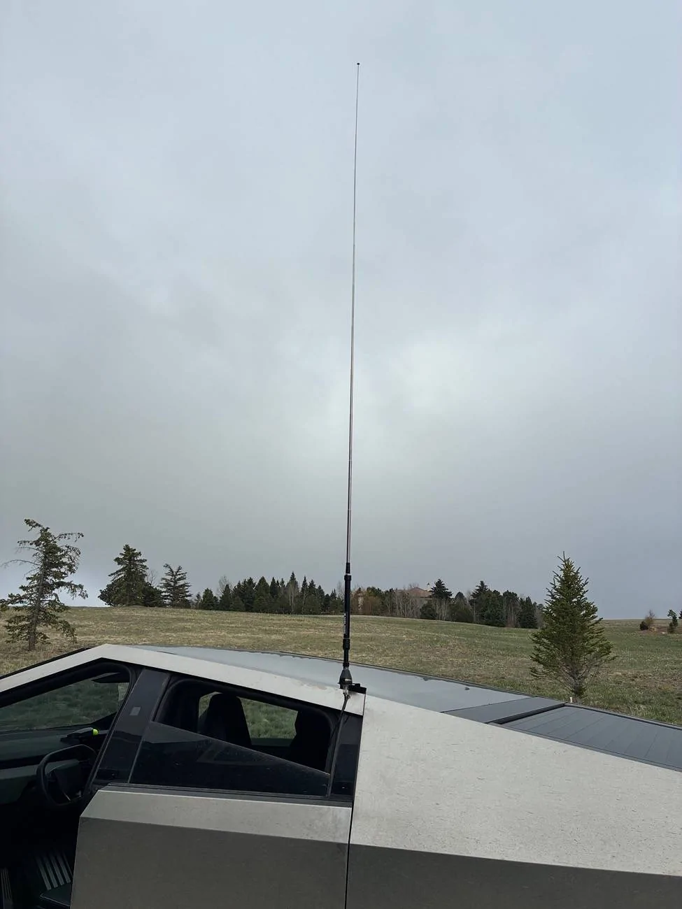 Tesla Cybertruck HAM radio antenna mount options IMG_0339