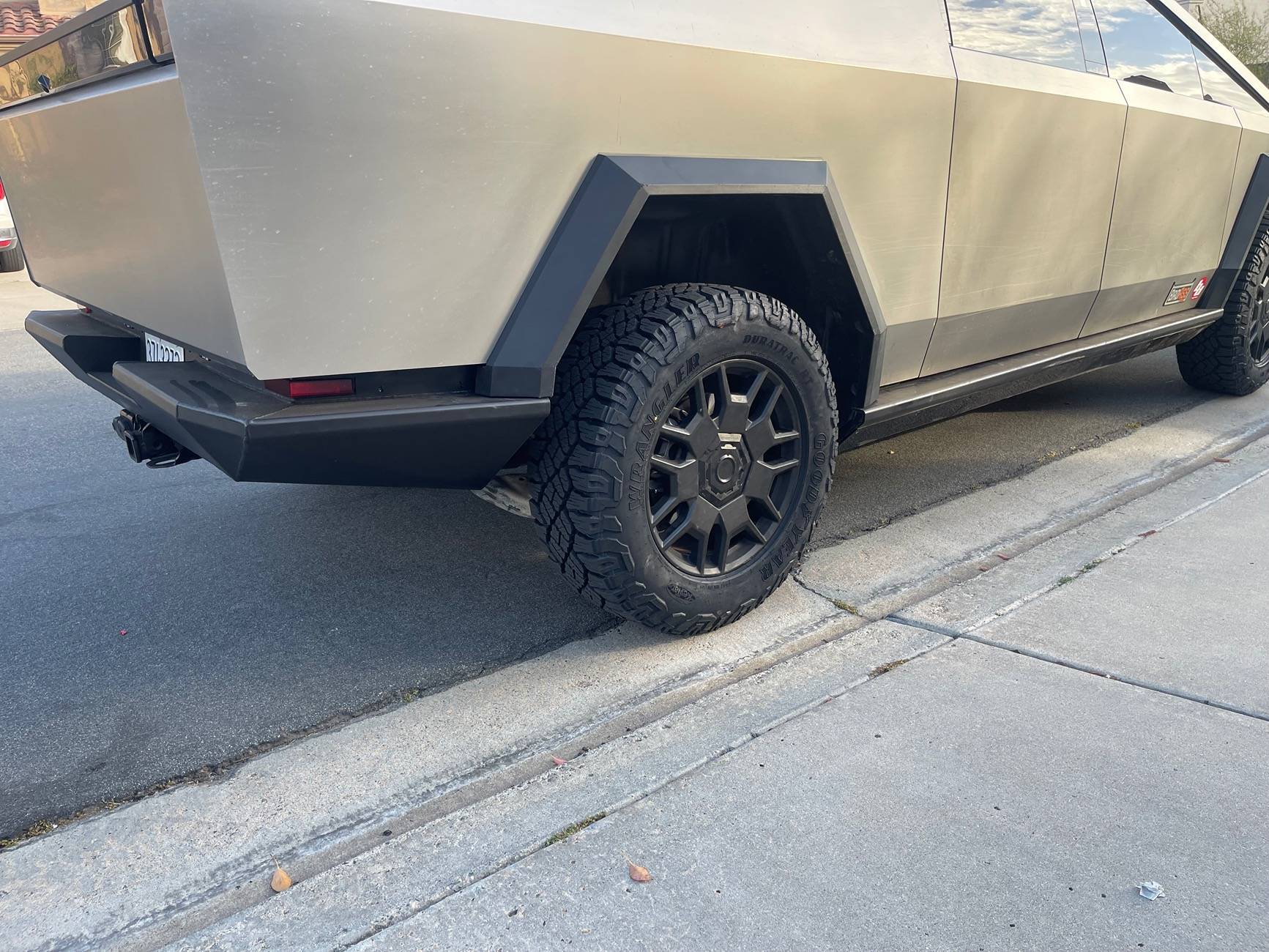 Tesla Cybertruck BF Goodrich KO2 / KO3 Tires Upgrade - Review & Range Efficiency Results IMG_9583