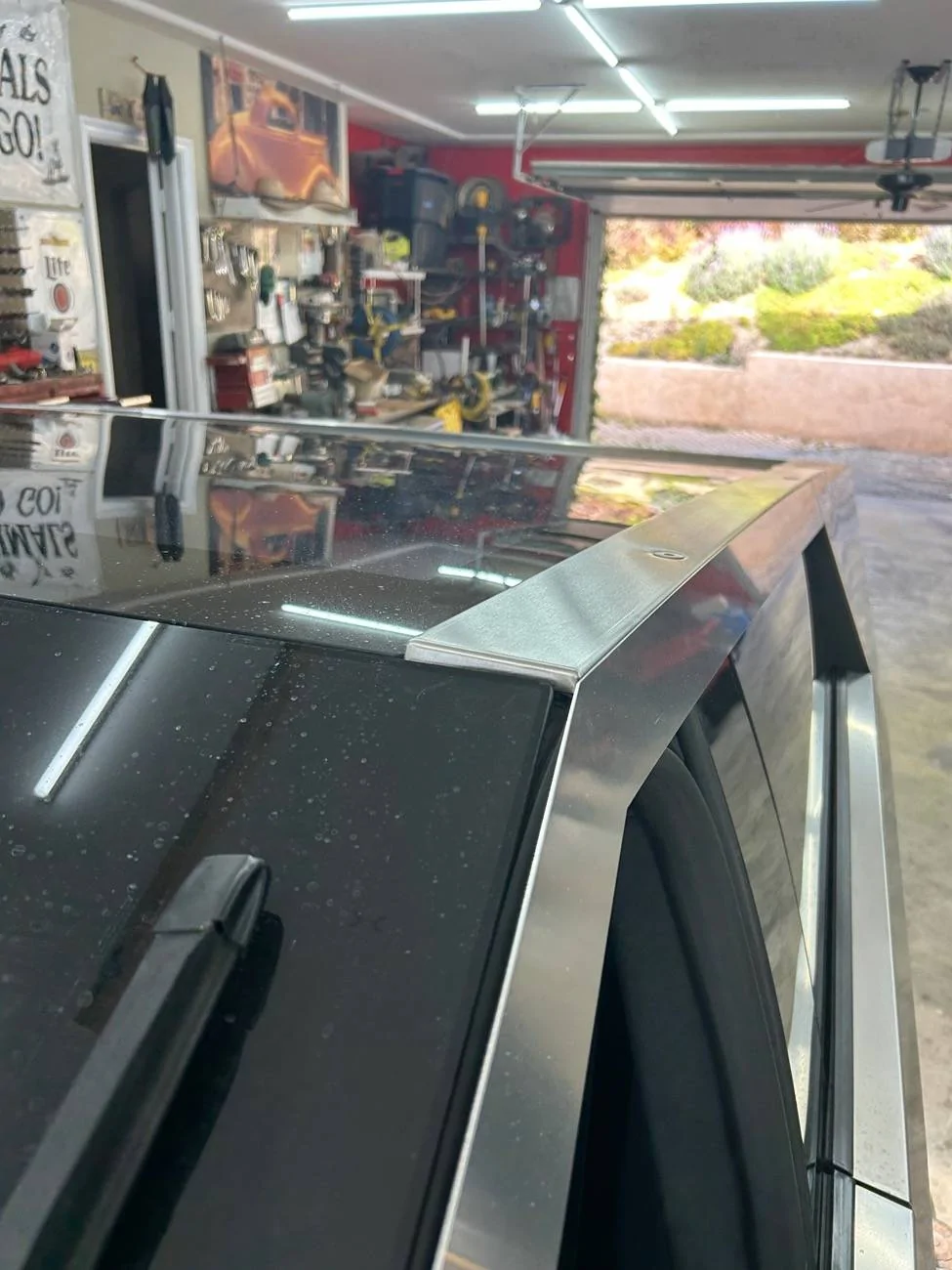 Tesla Cybertruck Stainless trim for Cybertruck Bed surround IMG_6292